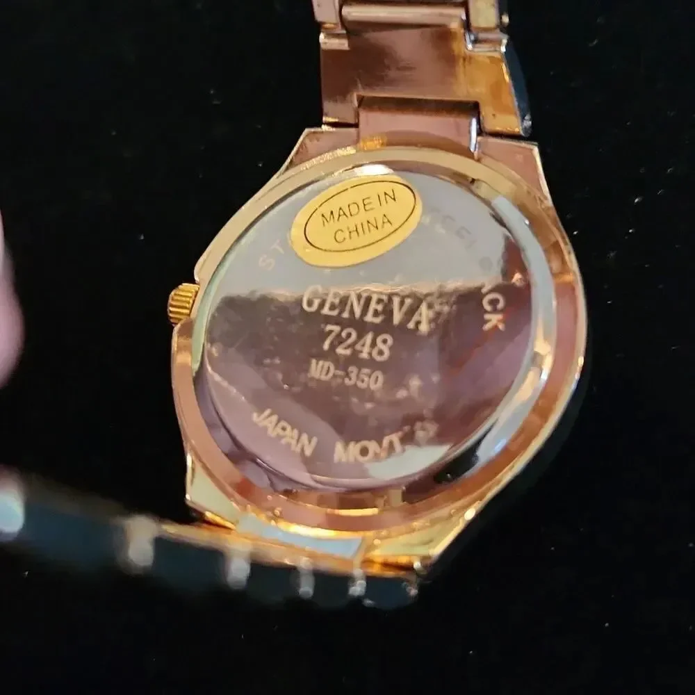 Geneva Quartz Watch Japan Movement